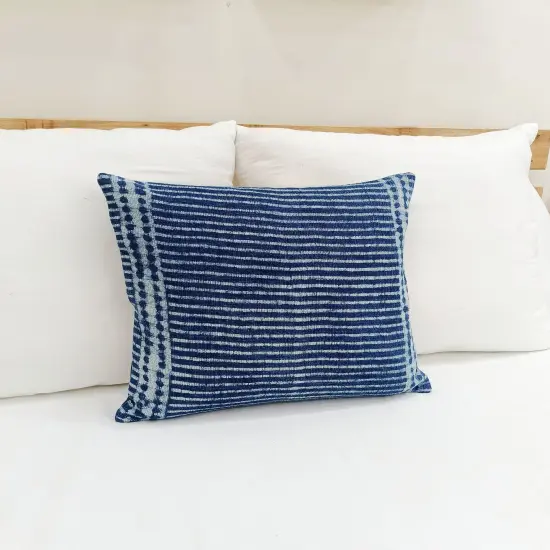 MTN Pillow Cover Indigo Blue Pillow Cover Pillow Cover Boho Pillow Cover {3}