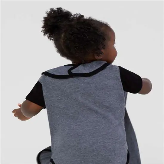 Rabbit Skins&reg; Infant Soft Contrast Trim Jersey Bib Orange/ black {6}