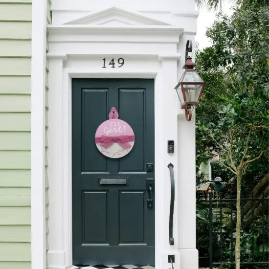 It's a Girl Baby Door Sign {3}