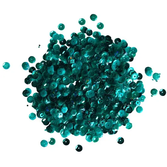 Buttons Galore Loose Sequin Assortments for Craft - 5,000 Pieces 45 Grams Jaded {2}