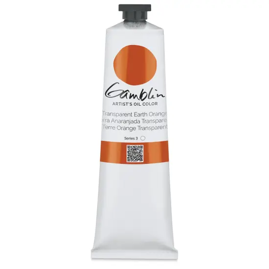 Gamblin Artist's Oil Color - Transparent Earth Orange, 150 ml tube {2}