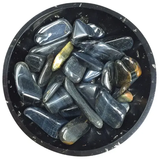Blue Tiger Eye Crystal Chips &ndash; Size XS {1}