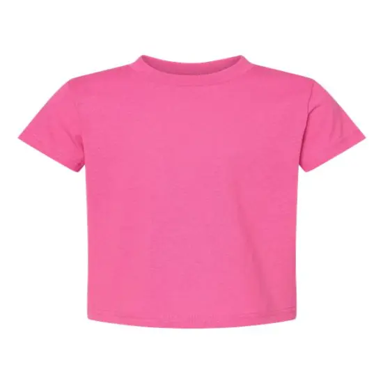 Rabbit Skins&reg; Toddler Cotton Jersey Crew Neck Short Sleeve Tee - 3301T Raspberry {1}