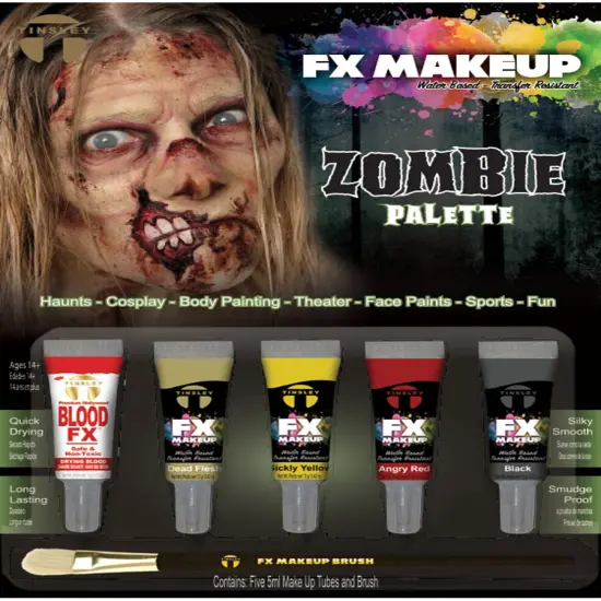 Undead Walker Zombie Color Set FX Makeup Kit Costume Accessory {1}
