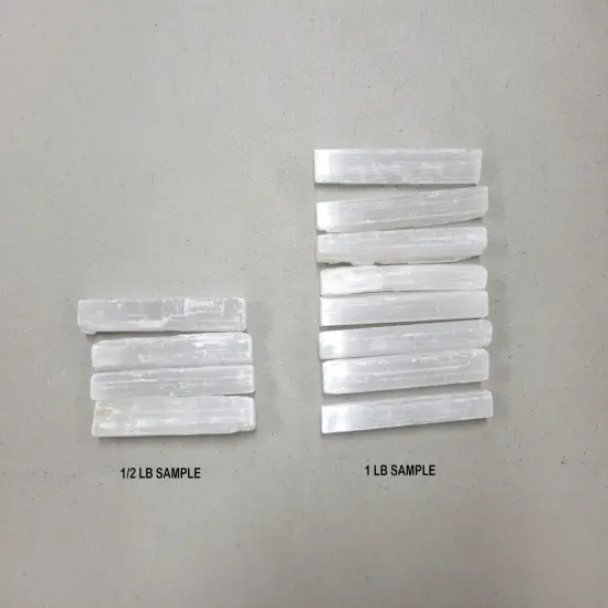 5 INCH Selenite Crystal Sticks for Crystal Healing & Crafting {4}