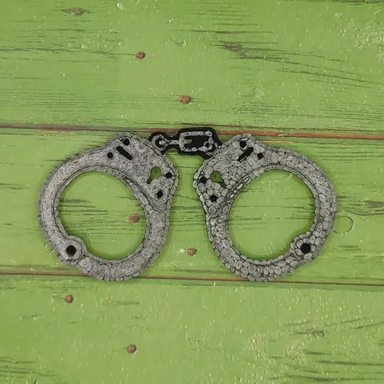 Handcuffs Silicone Freshie Mold - small {2}