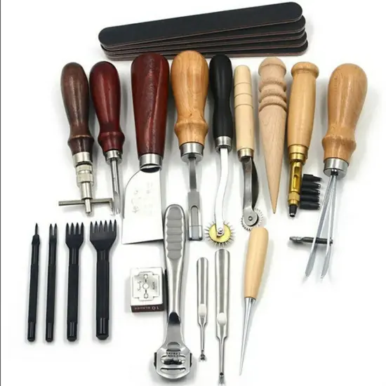 Leather Working Tools for Stitching Punching Cutting Sewing Leather Craft Making {2}