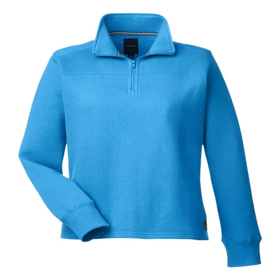 Nautica&reg; Women's Anchor Fleece Quarter For Adult Azure blue {3}