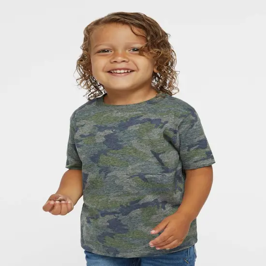 Rabbit Skins&reg; Infant Fine Jersey Crew Neck Short Sleeve Tee - 3322 Vintage camo {1}