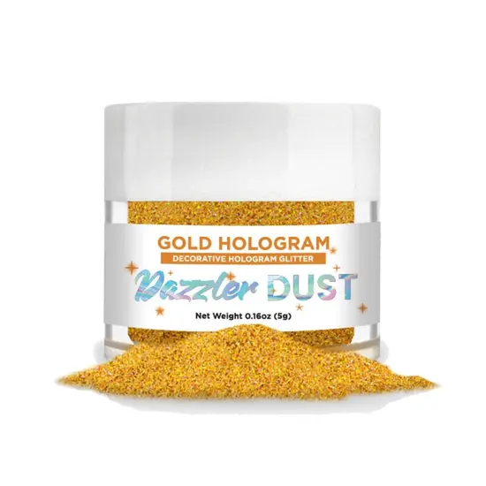 Bakell - Gold Dazzler Dust (5g, 1x Jar) Non-Toxic Decorating Glitter for Arts and Crafts {5}