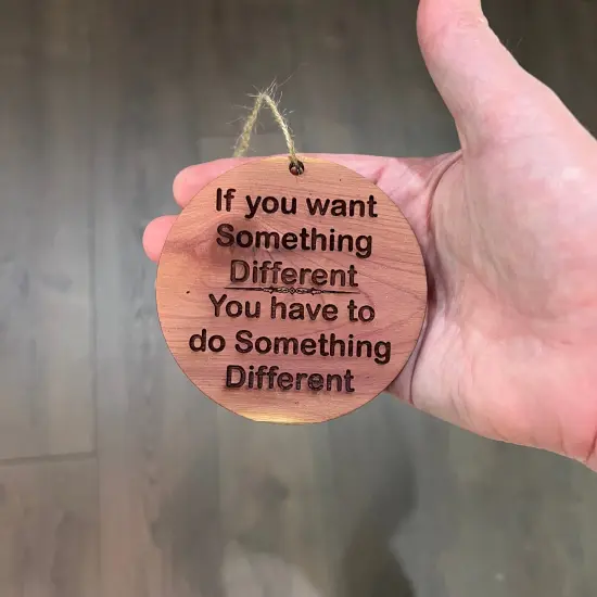 If you want something different - Cedar Ornament {3}