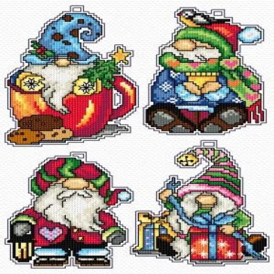 Christmas Gnomes Counted Cross-Stitch Kit {2}
