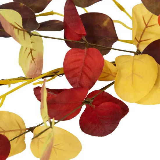 Northlight 5' x 8" Berries and Leaves Artificial Fall Harvest Garland, Unlit Red {7}