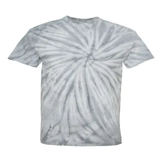 Spirited Cyclone Pinwheel Tie-Dyed Shirt - 200CY | 100% Cotton Tee | RADYAN&reg; Silver {1}
