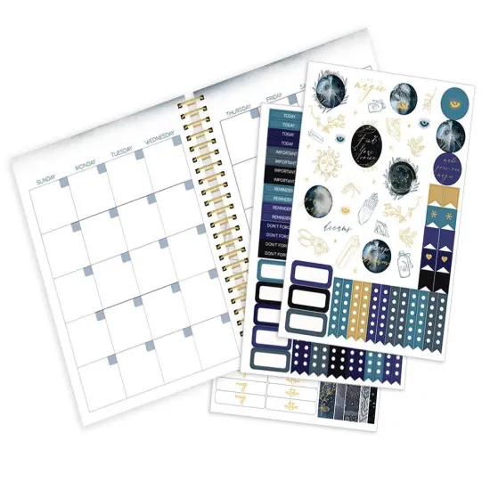 Celestial 12 mo undated planner {6}