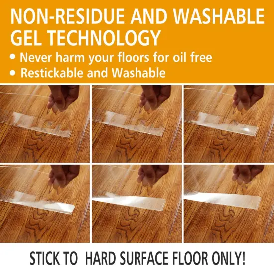 Clear Toy Blockers for Furniture - Stop Things from Going Under Couch Sofa Bed and Other Furniture - Suit for Hard Surface Floors Only {6}