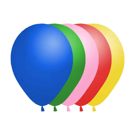 Standard Assorted Solid Color Balloons - 11 Inch - Multi Pack | Raheev&reg; {1}