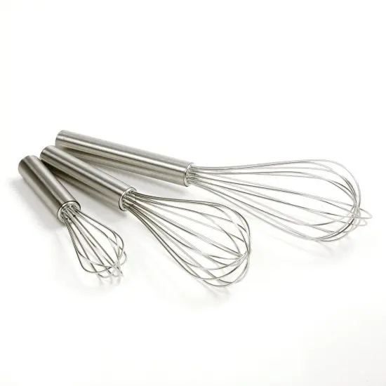 Kitcheniva Set of 3 STAINLESS STEEL BALLOON WIRE WHISK 8/10/12 inch {2}