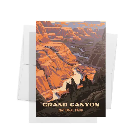 Twigs Paper - Assorted Vintage National Parks Greeting Cards - Stationery Cards with Envelopes - Thank You and Blank Note Cards - Greeting Cards for All Occasions - Made in USA (5.5 x 4.25,Set of 12) {2}