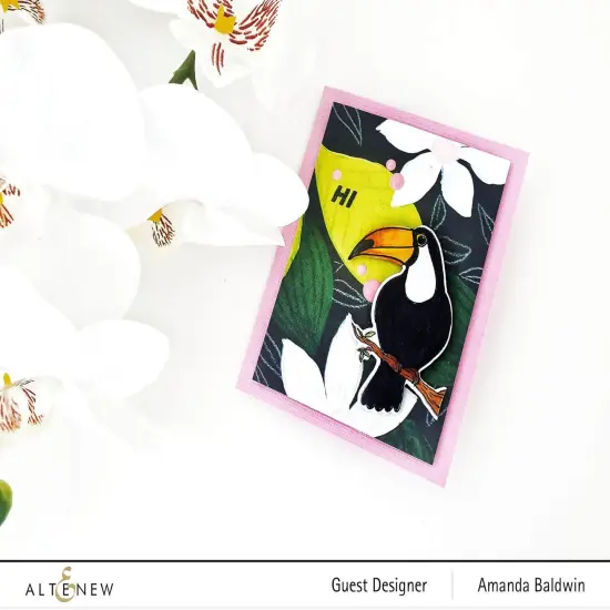 Cherry Blossom Enamel Dots {4}