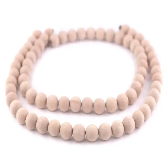 The Bead Chest Unwaxed Round Rosewood Beads (12mm) {3}