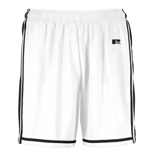 Russell Athletic&reg; Youth Basketball Shorts White/ black {1}