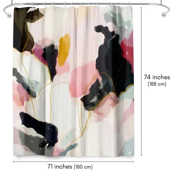 Americanflat 71" x 74" Shower Curtain, Homecoming by Louise Robinson {2}