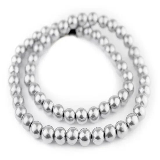 The Bead Chest Round Aluminum Beads (11mm): Tribal Metal Spacers {3}