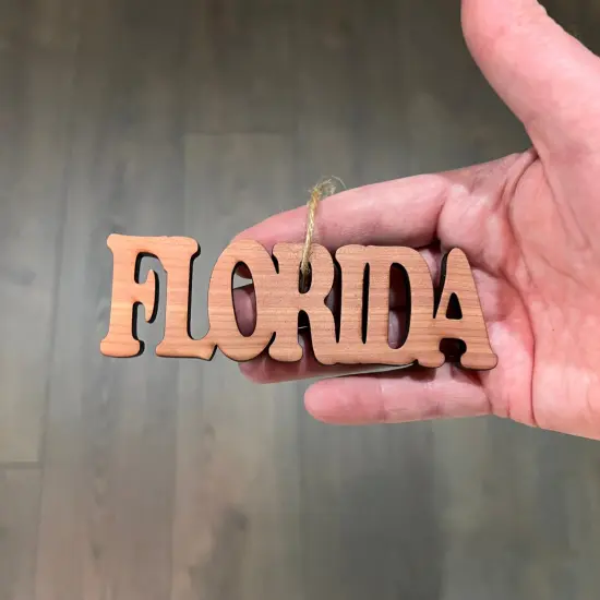 Florida - Cedar Ornament {4}