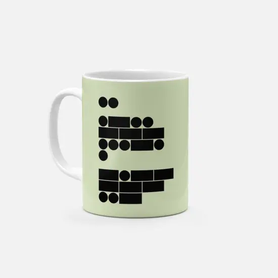 Morse Code I Love You 11 Oz Mug VII {1}