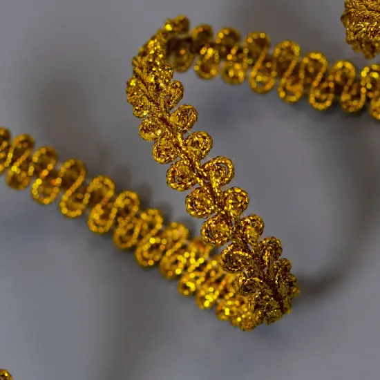 20 yards of Draya Metallic Woven Braid Trim | 20 yard cut Silver {4}