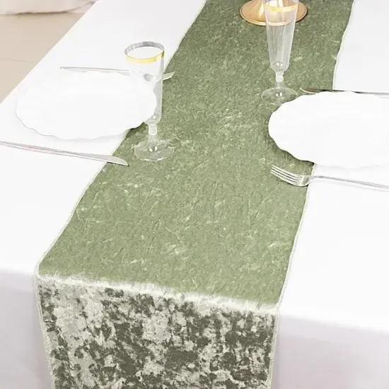 Crushed Velvet Table Runner {2}