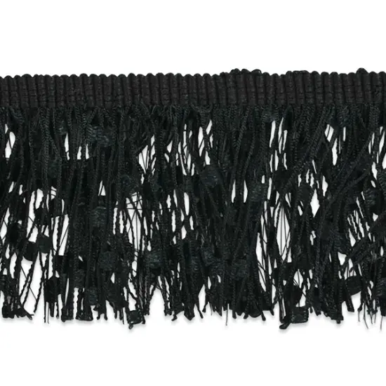 10 yards of Marienetta Celebration Fringe Trim 1 3/4" | 10 yard cut Black {1}