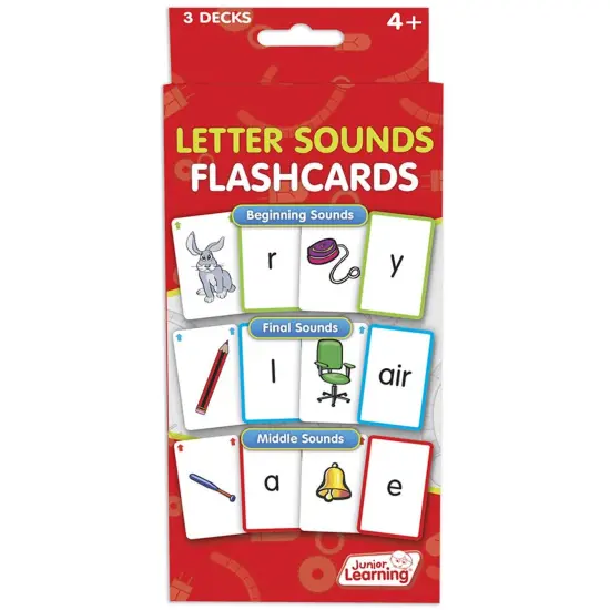 Letter Sound Flashcards, 3 Sets Per Pack, 3 Packs {4}