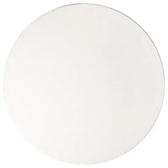 16" Round White Foil Cake Board Drum {1}
