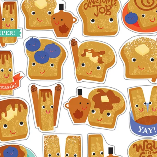 Cinnamon Scented Stickers, 80 Per Pack, 6 Packs {3}