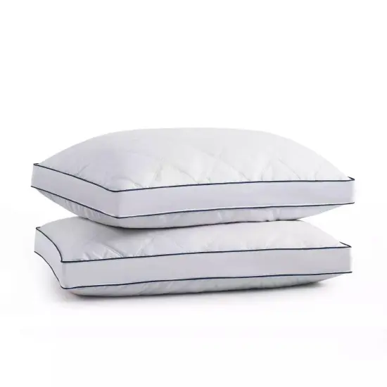 Kitcheniva 2 Pack White Goose Down Feather Bed Pillows {1}