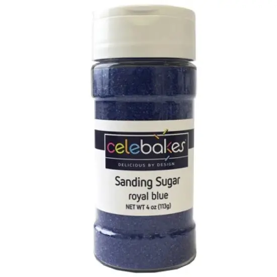 Celebakes Royal Blue Sanding Sugar, 4 oz. {1}