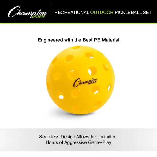 Recreational Outdoor Pickleball Set {4}