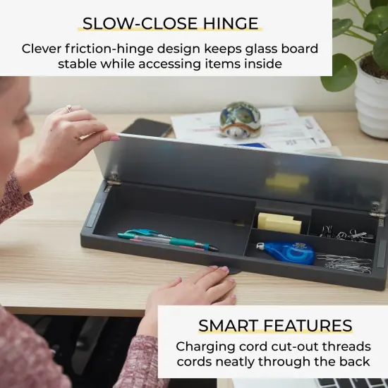 Keyboard Write and Store, Desk Organizer Grey {5}
