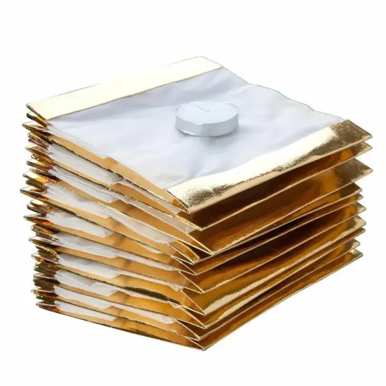 Set of 20 Gold Water Floating Candle Lanterns {2}