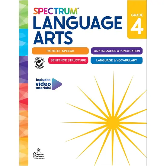 Spectrum Gr4 Language Arts Workbook {1}