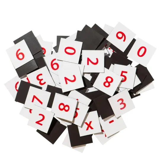 Magnet Numerals Set, 100 Per Set, 3 Sets {4}