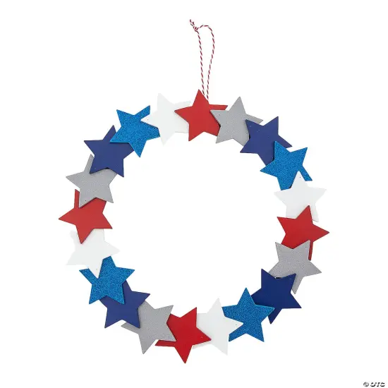 Patriotic Star Wreath {2}