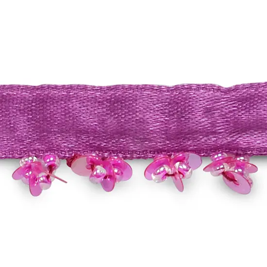 10 yards of Beaded Sequin Fringe Trim | 10 yard cut Light Blue {2}