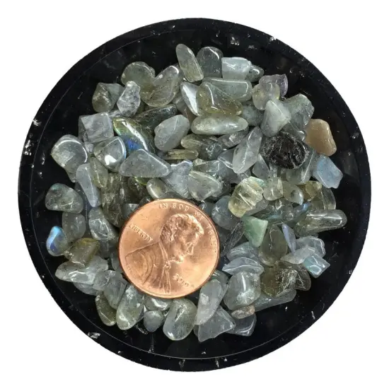 Labradorite Tiny Crystal Chips &ndash; Size L1 {2}