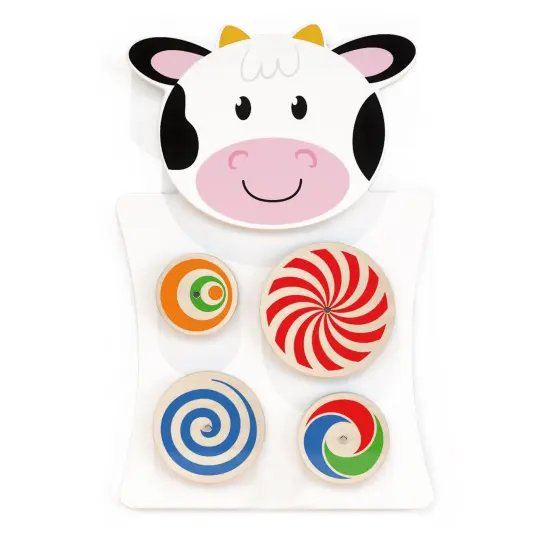 Cow Activity Wall Panel - 18m+ - Toddler Activity Center {1}