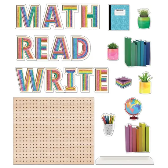 Creatively Inspired Subject Pegboards Bulletin Board Set {1}