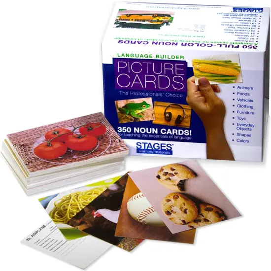Language Builder&reg; Picture Nouns Card Set 1, Pack of 350 {3}