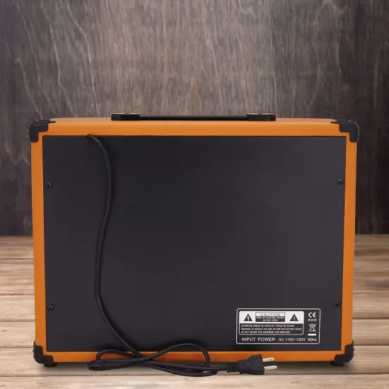 LyxPro Electric Guitar Amp, 40 Watt Portable Amplifier Mahogany {5}